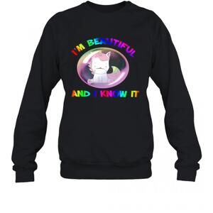 Lgbt Unicorn Im Beautiful And I Know It T-Shirt